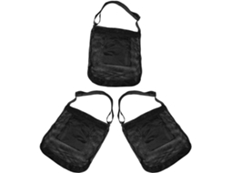 Topbathy Conjunto de 3 Sacos Malha para Colheita Frutas, Cogumelos, Nozes, Ervas, Etc. Adequado Também Uso