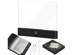 Luminária De Leitura Led Inteligente Genérica, Clara E Recarregável, Com Tela Plana Que Ilumina Toda A Página, 3 Cores