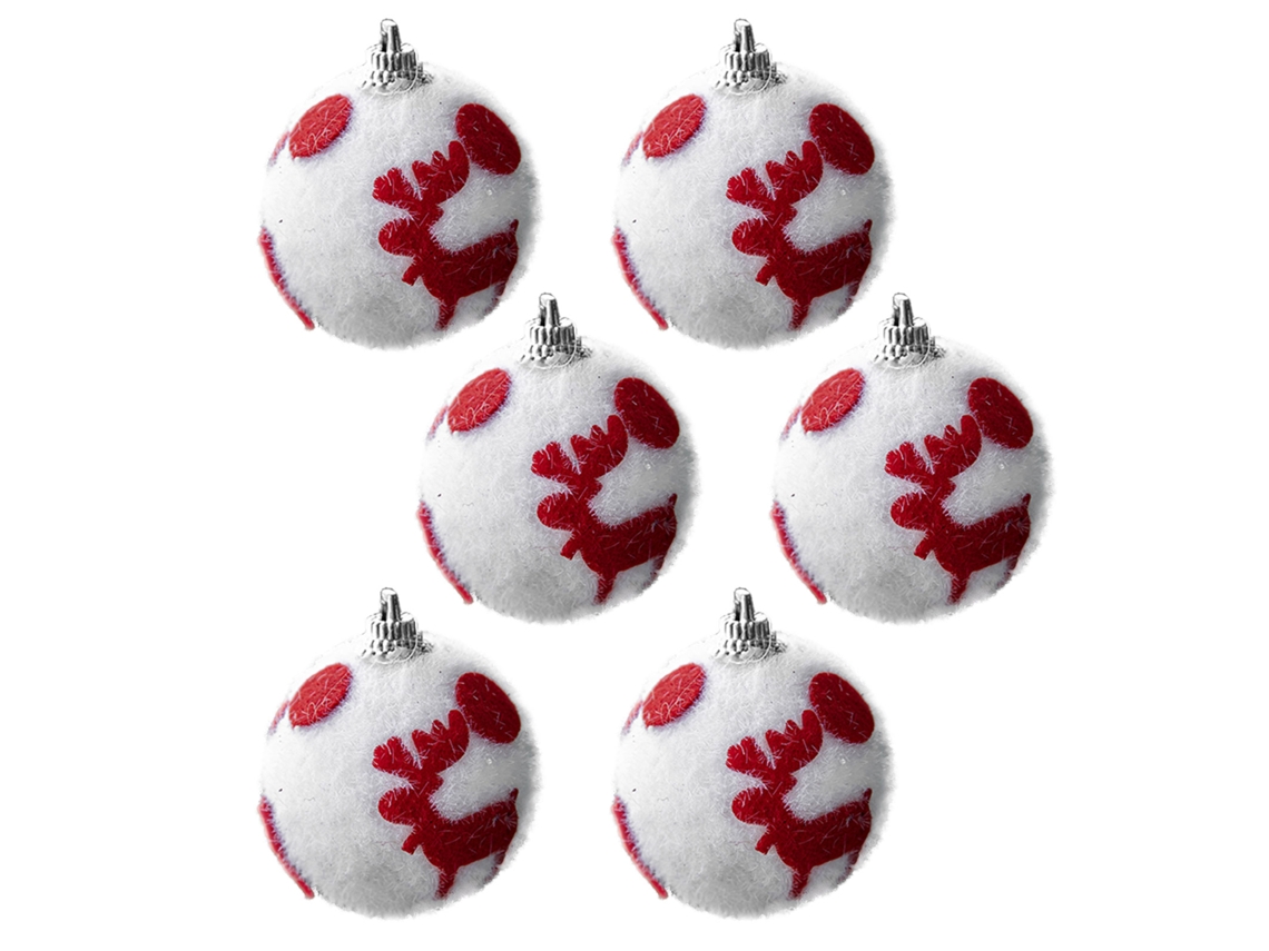 Laxiscreed Bola De Natal Decorativa Com Sequin E Espuma Para Decoração De Árvore De Natal