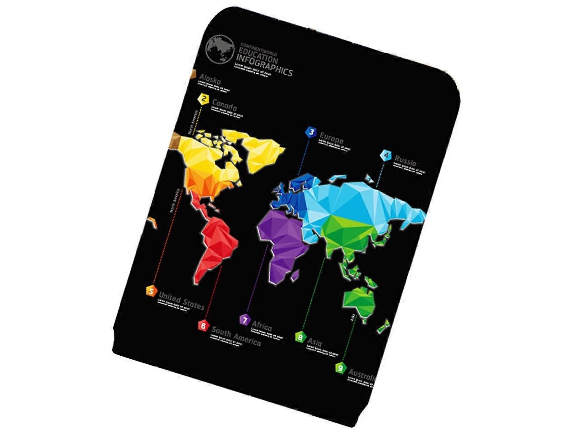 Capa para Mala de Viagem com Estampa Mapa, Múndi, Tamanho G , Feita Sob Medida para Malas de 26 a 28 Polegadas BRILVIBERA (26, 28 Polegadas)