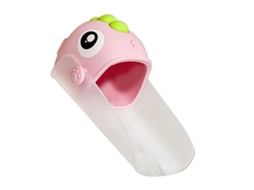 2026 extensor de Grifo para Bebés em Forma de Dinossauro Seguro e Divertido para Lavagem de Mãos na Cozinha e Banheiro 13,5cm Rosa