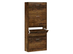 Sapateira Carvalho Fumada MAISON EXCLUSIVE 63x24x147 cm