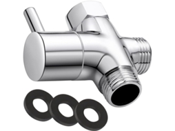 Válvula Desviadora Para Chuveiro G1/2", 100% Em Latão Maciço, Para Chuveiro De Mão E Chuveiro Fixo, 20 Mm