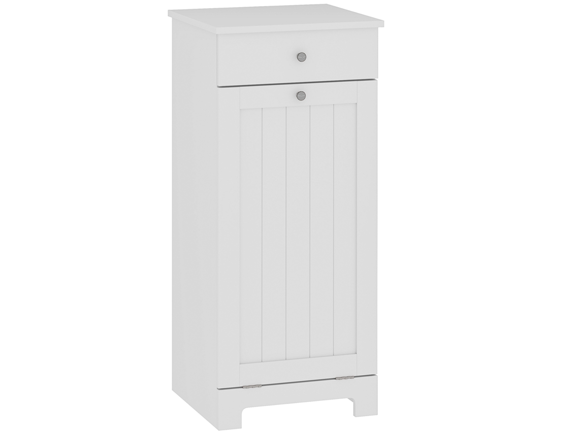 Móvel para Roupa Suja Mdf Cor Branco 40x38x90 cm Homcom