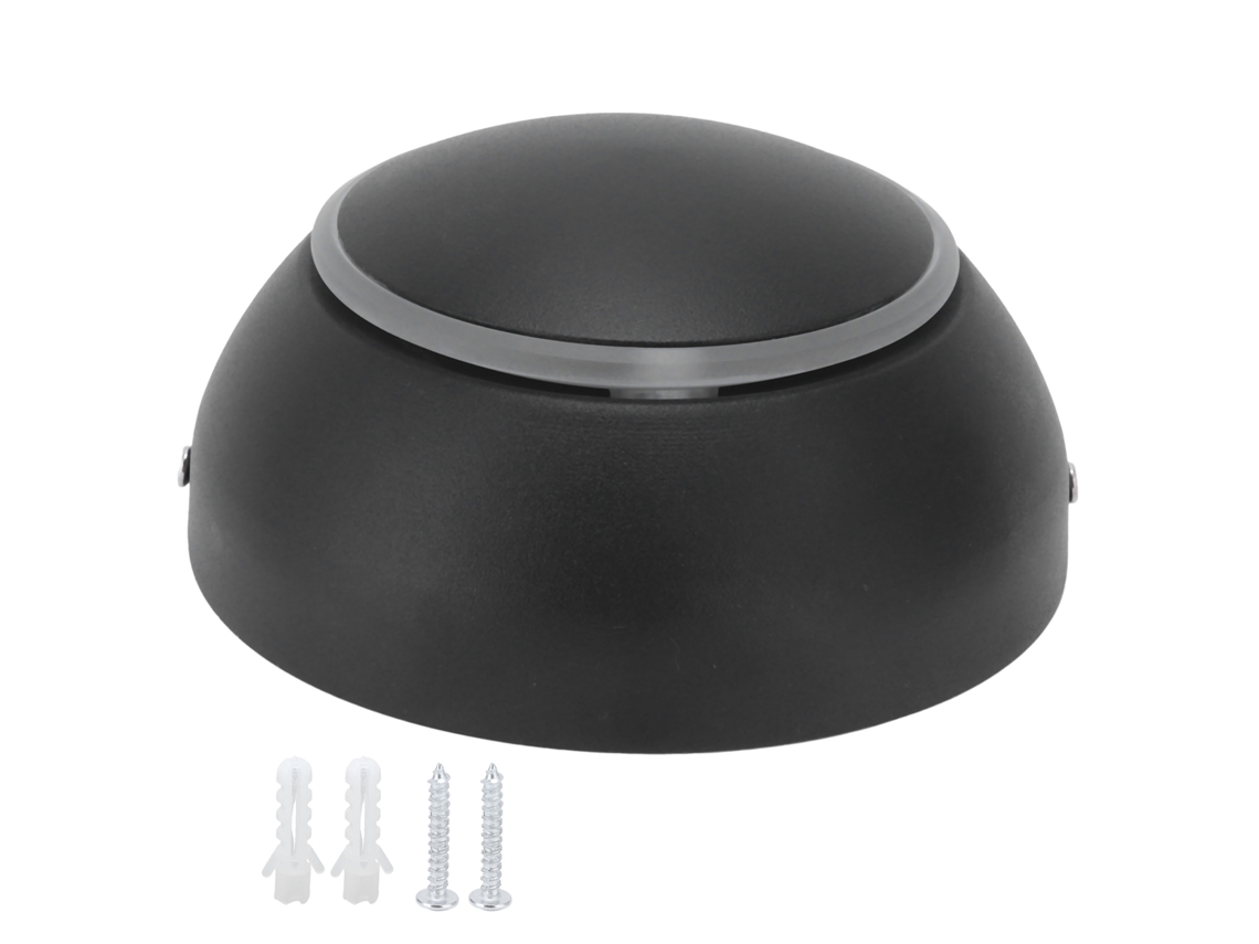 Lâmpada de parede led rotativa 360° para corredor, sala, quarto, ac85 265v Ip65 | S/MARCA