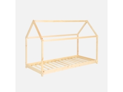 Cama SWEEEK (Bege - Madeira de Pinho - 196x99x136)