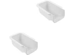 Conjunto De 2 Peças De Capas Decorativas Em Pvc Para Tubos De Ar Condicionado.