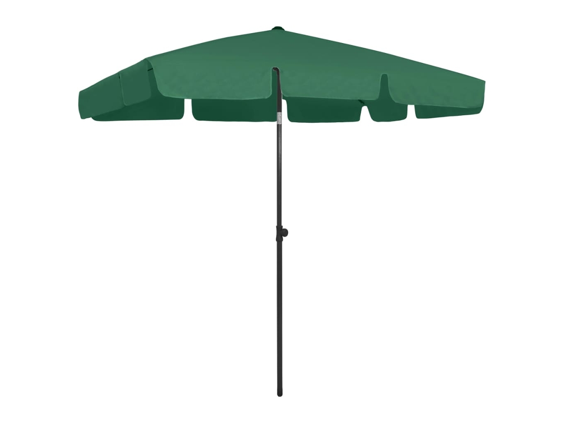 Guarda-sol praia VIDAXL Green (200x125 cm)