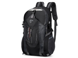 Mochila Impermeável Para Caminhadas De 40 Litros, Mochila Leve Para Trilhas E Trekking Ao Ar Livre, Mochila De Viagem Para Homens, Preta