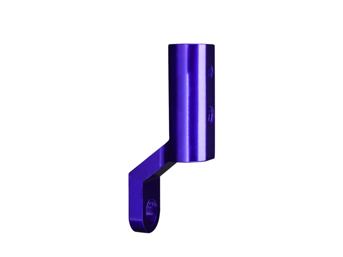 Suporte De Extensão Para Espelho Retrovisor De Motocicleta, Multifuncional, Em Liga De Alumínio Cnc, Para Celular, Azul.