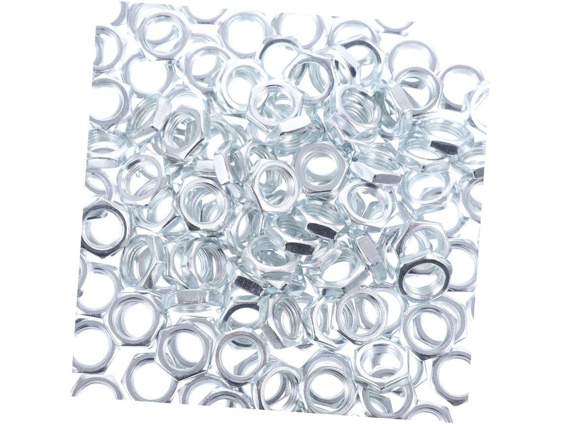 Yardenfun 150 Peças M10*1.0 Porcas Sextavadas De Passo Fino Para