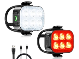 Lurelia Acessório Bicicleta Resistente À Água Recarregável Usb, Leve, Elástico