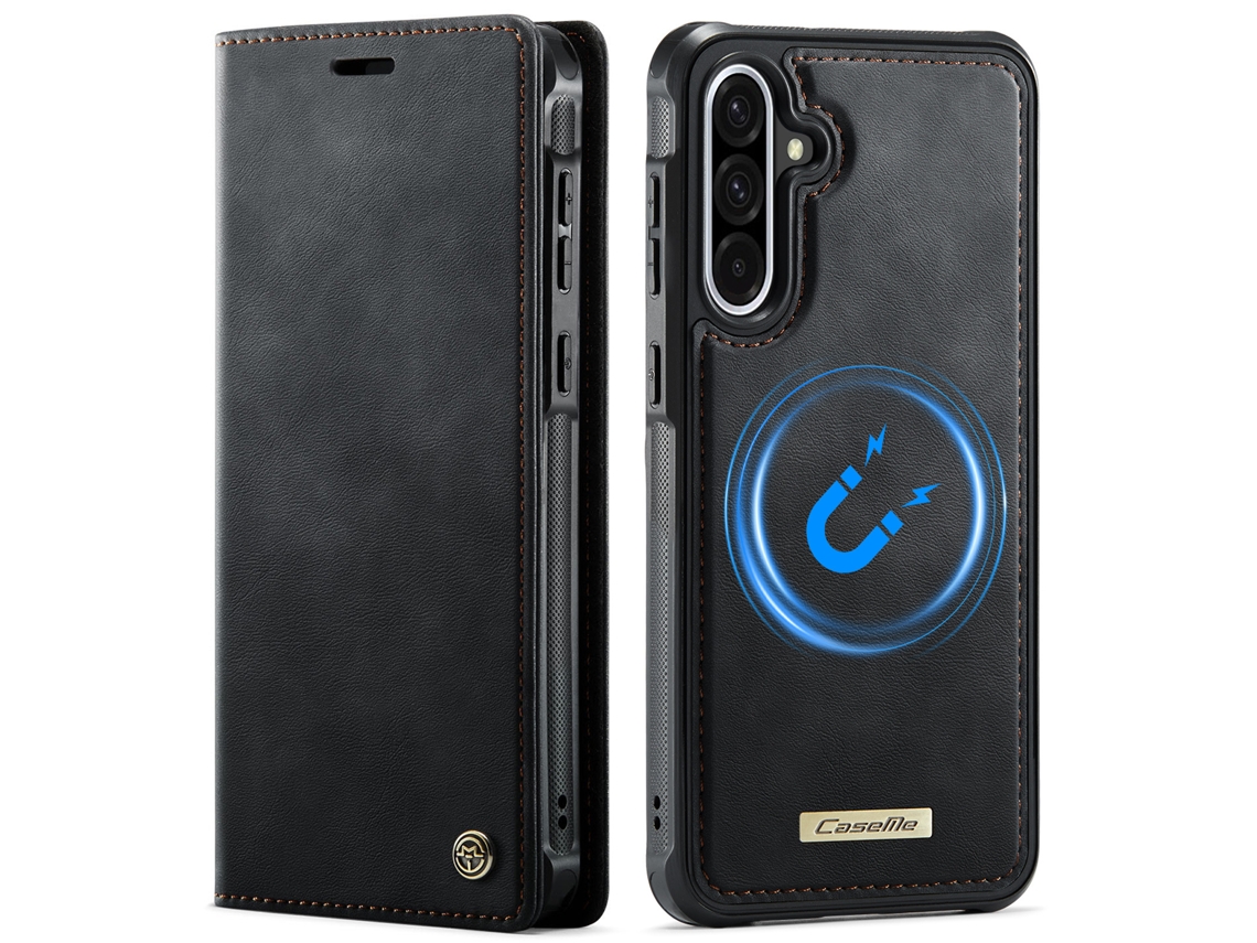 Capa Para Celular Com Compartimento Para Cartão Sim, Capa De Couro Antifurto E Antifraude (2 Em 1)preto - Iphone 16 E