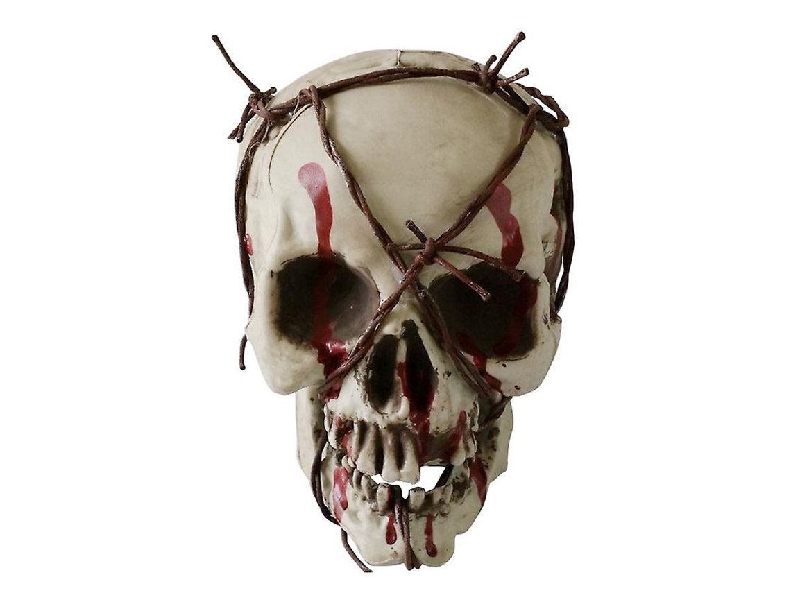 1Pcs Cabeça de Caveira para Decoração de Halloween ALLINLESS