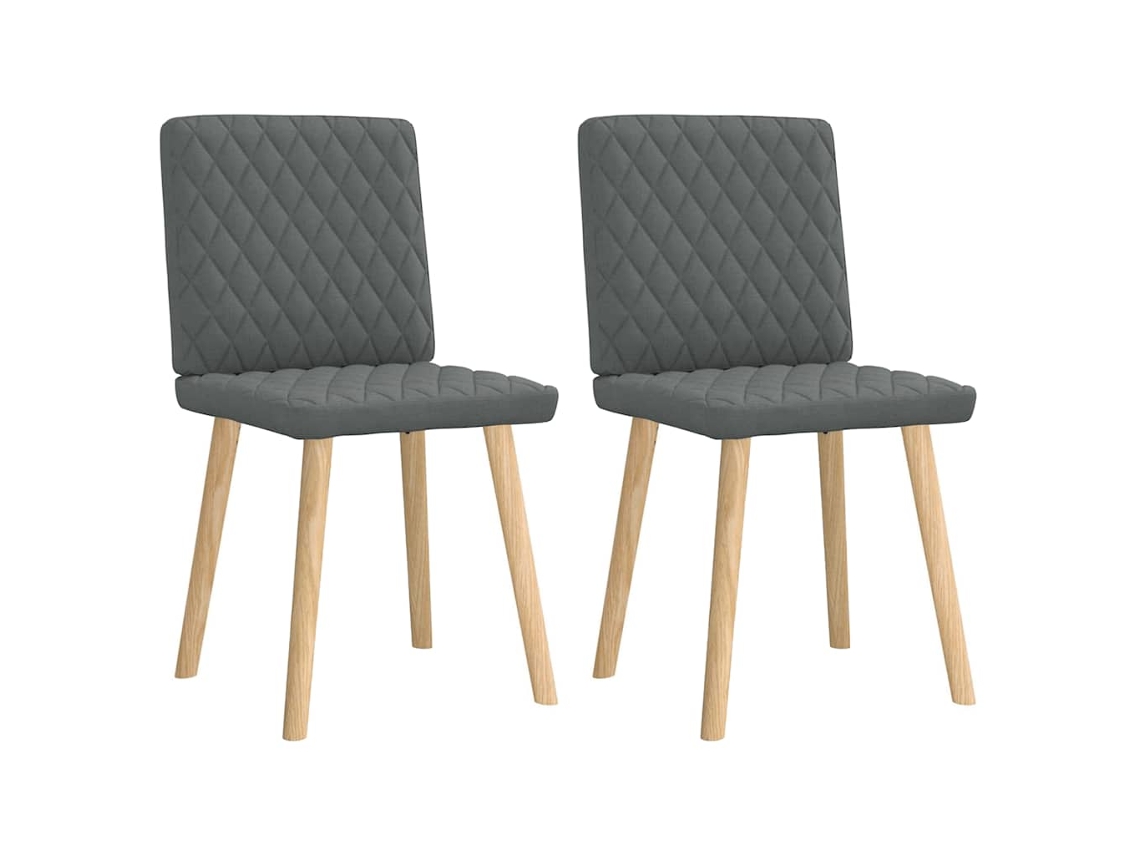 Dining Chair, Dining Chairs Vidaxl Cinzeto Tecido (n/a)