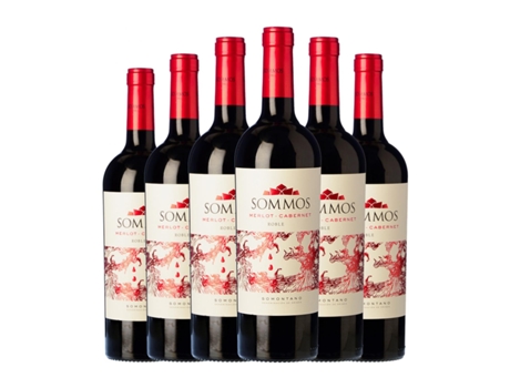 Vinho SOMMOS Somontano Carvalho (0.75 L - 6 Unidades)