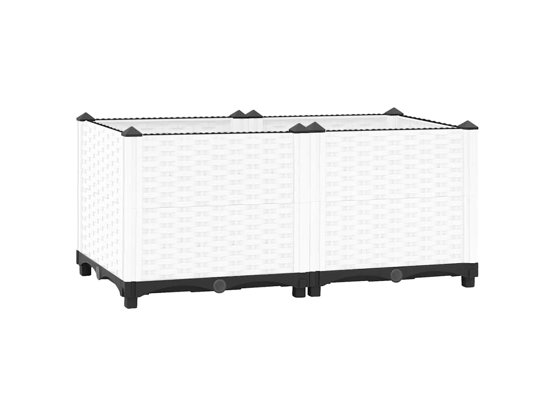 Vidaxl Canteiro Elevado 80x40x38 Cm Polipropileno
