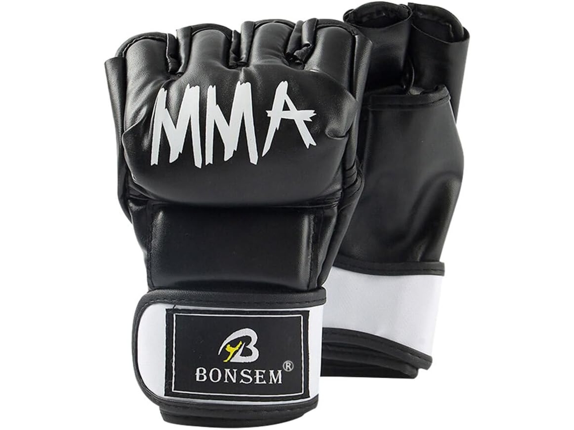 Luvas De Boxe Para Treino Com Design Ergonômico Conforto Confiável, Luvas De Boxe Meio Dedo Em Pu, Tamanho Adolescente