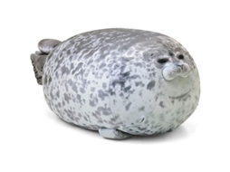 2026 almohada de Foca Regordeta, Adorable Peluche, Suave Regalo de Navidad, 30 Cm