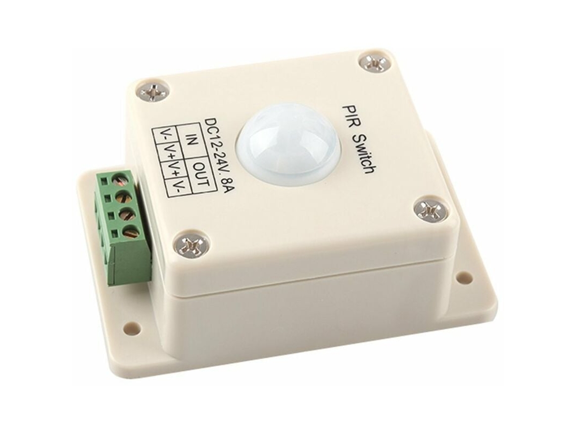 Iluminação Automática Com Sensor De Movimento Pir Led Dc 12v 24v 8a Slowmoose