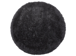 Tapete BELIANI Cide de Poliéster Preto 140x140