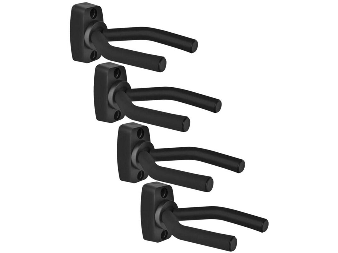 Suporte de Parede para Guitarra, Ukulele e Baixo, 4 Peças AQUAFORGE