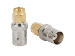 2pcs Adaptador Bnc Fêmea para Sma Macho Conector Rf Coaxial Teste Conversor 50ω 0 6ghz