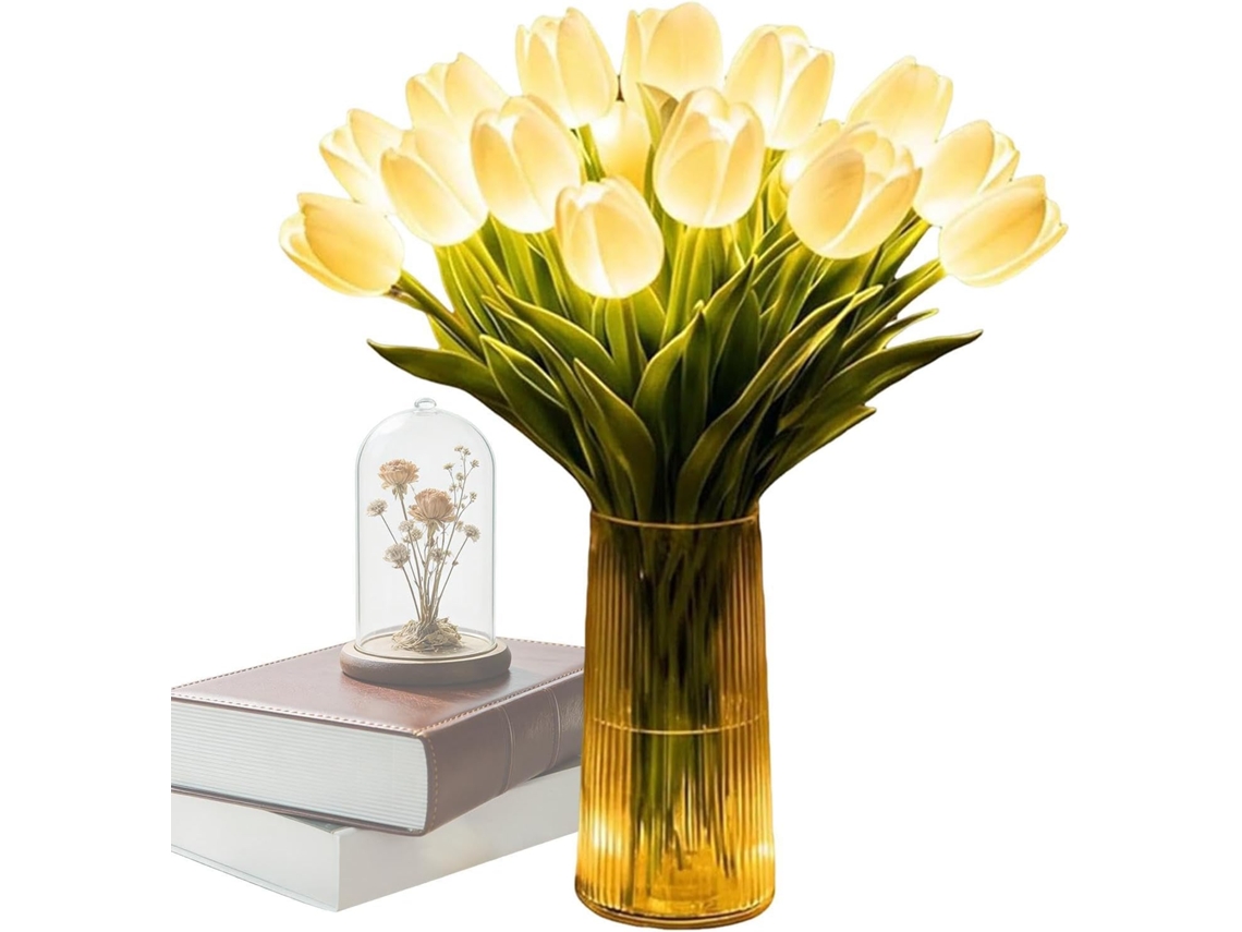 Luminária decorativa, decoração floral romântica