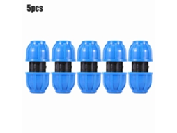 5pcs Conector Reto de Tubo de Água 20mm para 20mm Adaptador Fitting Plástico Pe