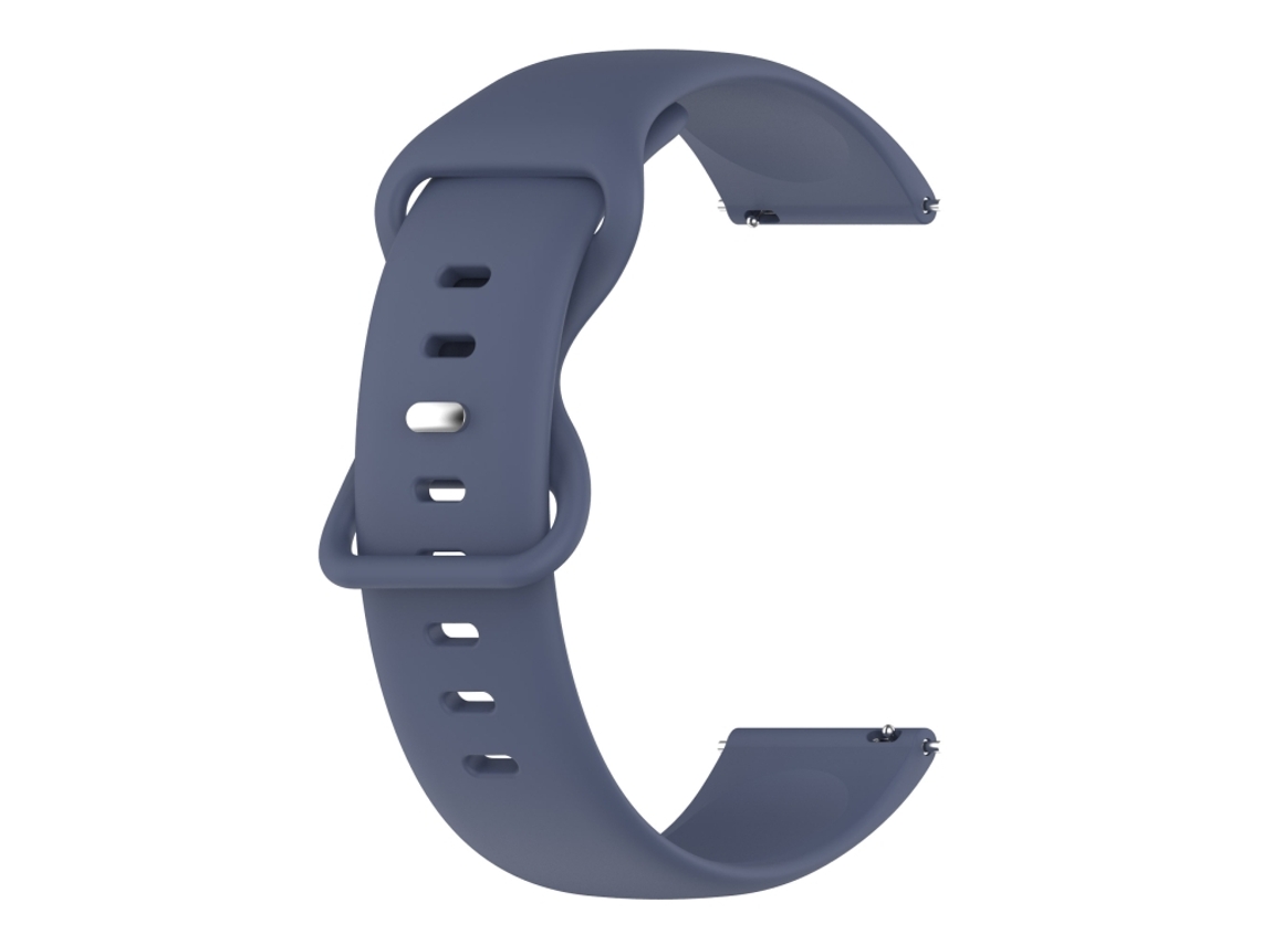 Bracelete Silicone Respirável com Furo e Fivela Prateada para Samsung Galaxy Watch 8 / 8 Classic XIAOMOYU