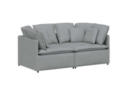 Modular Sofa, Modular Sofas Vidaxl Cinzeto Tecido (n/a)