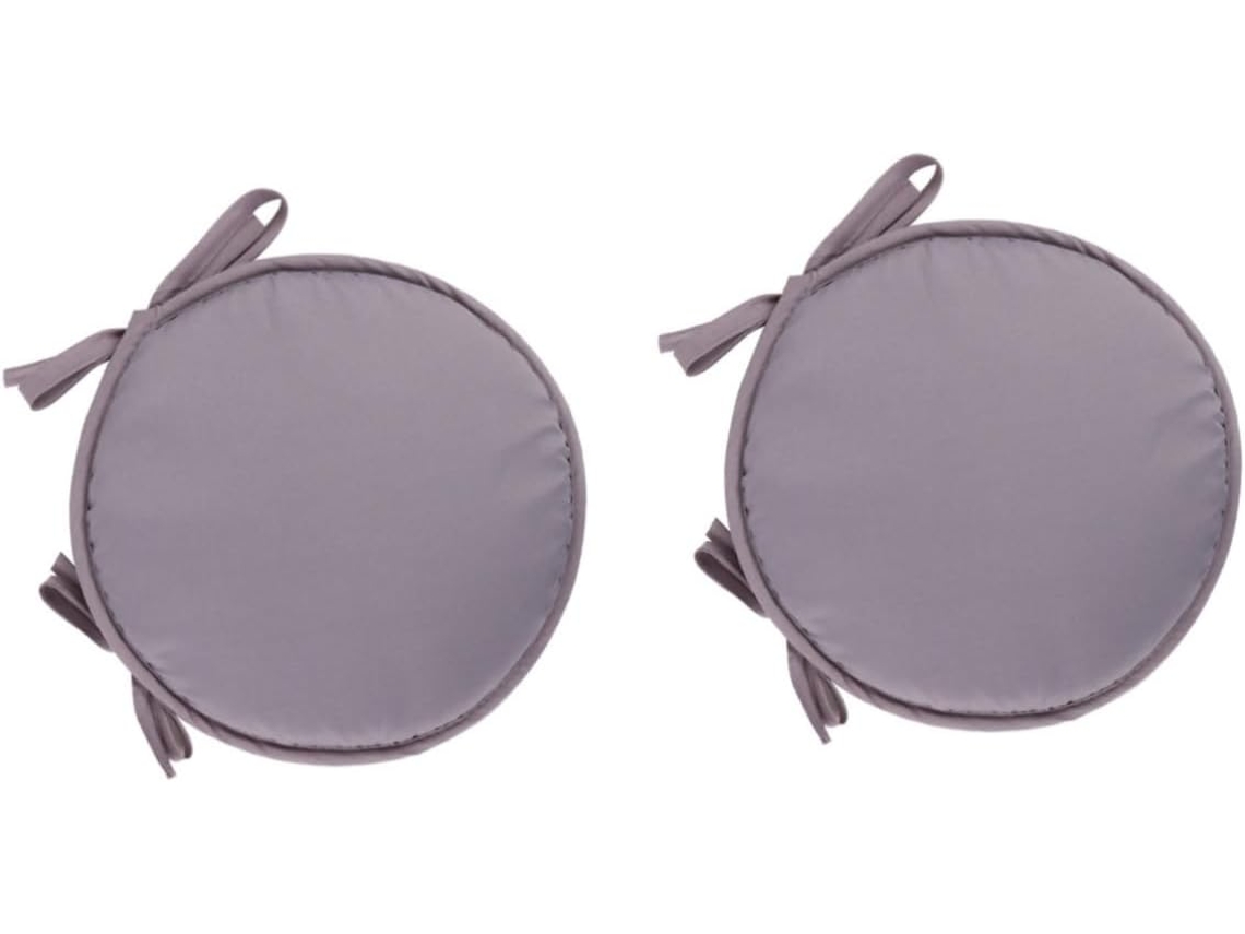 Amosfun Conjunto De 2-almofadas Espuma Para Banquetas E Cadeiras Jantar Almofadas Reforçadas Assento Circulares Móveis