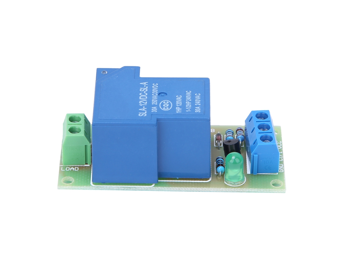 Módulo Relé 12v 30a Para Microcontrolador E Equipamentos Elétricos
