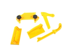 Laxiscreed Conjunto De Push Block, Stick E Featherboard Para Segurança Na Marcenaria