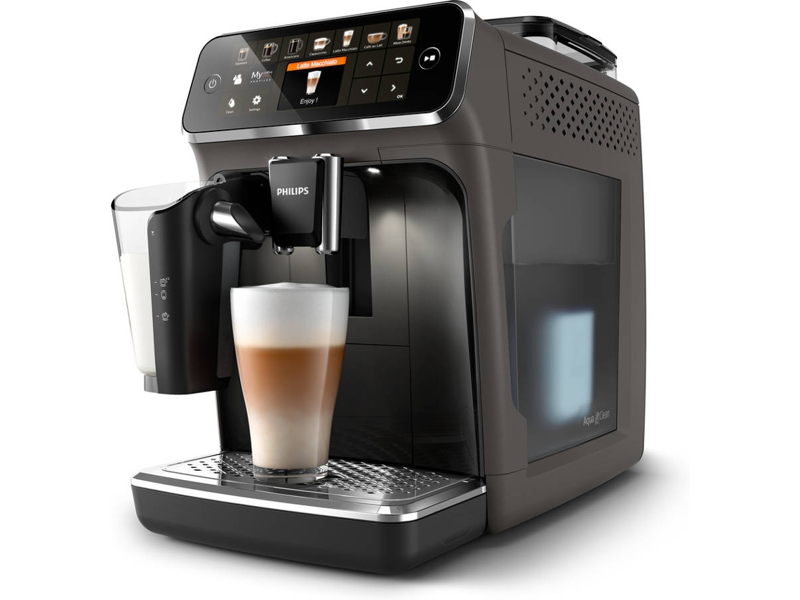 Máquina de Café Automática PHILIPS Lattego EP5444/50 (15 bar - 12