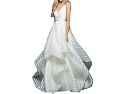 2026 vestido de Noche Banquete Sin Espalda Con Encaje Cuello V Profundo Faldas Mermaid para Bodas Y Eventos