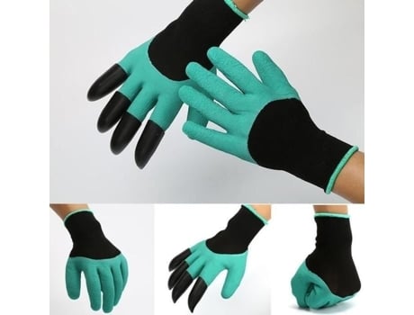 4 Luvas De Plástico Abs Luvas De Jardinagem Escavar Jardinagem Luvas De Jardim Skmei