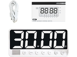 Temporizador Digital De Contagem Regressiva Com Led 6 Sons Alarme