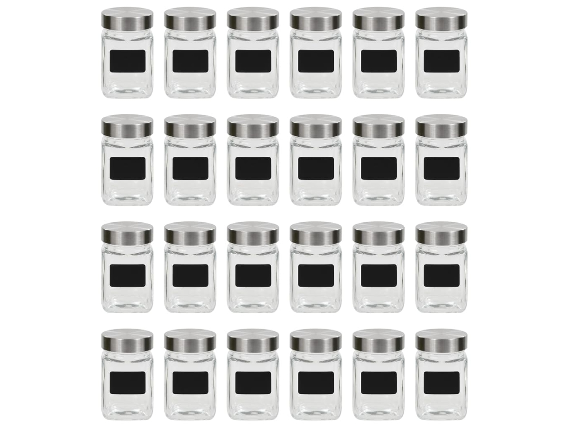 Storage Jar, Storage Jars Vidaxl Transparente Vidro (n/a)