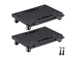 VEVOR 2 Pcs Plataforma Dolly Interlocking Edge Furniture Mover 500Lbs Capacidade Cada