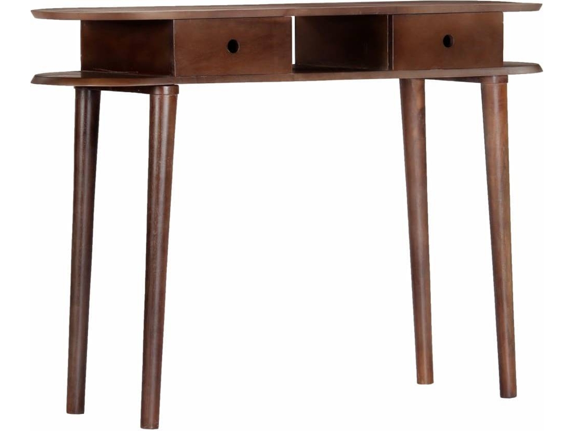 Mesa de Centro VIDAXL Madeira De Acácia Maciça (110 x 35 x 76 cm)