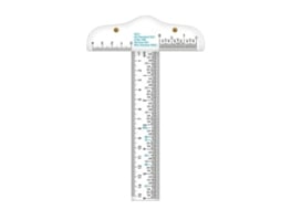 Régua T Transparente De Acrílico De 15 Cm (6") Para Desenho