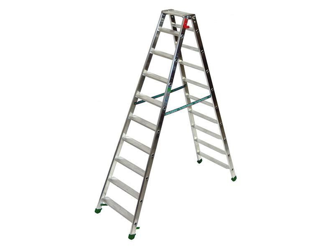 Escadote De Duplo Acesso 2x5 Degraus D4