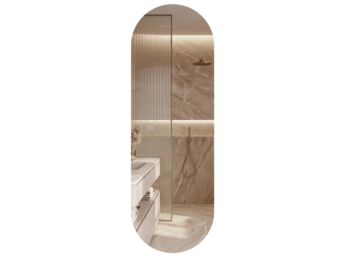 Espelho de Parede REA Mol ov Transparent 150x50 Led