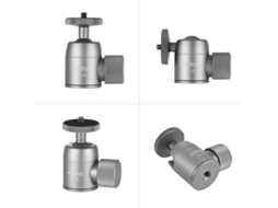 Andoer D-3 Cabeza De Bolita Para Trípode Mini Aluminio 360° Rotación 1/4" Y 3/8" Tornillo Carga Máx. 3kg Para Teléfonos Cámaras Dslr