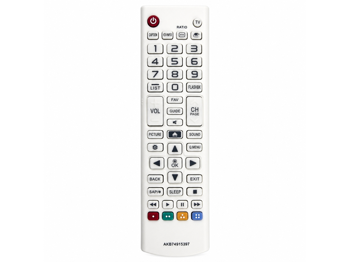 Comando À Distância De Substituição Para Tv Compatível Com Lg Akb74915397