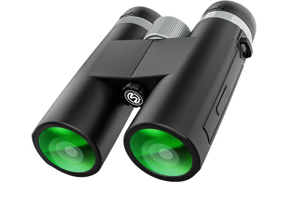 Binóculos Adultos 12x42 Com Prisma Bak4, Lente Fmc, Para Observação De Pássaros, Caça, Caminhadas, Viagem, Preto Bestvite