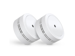 Detector De Fumaça Compacto Elro Fs7810, Bateria Com Duração De 10 Anos, Padrão Europeu En14604, 2 Unidades, Branco