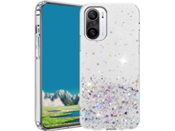 Capa Protetora Branca para Xiaomi Xiaomi Poco F3 HONGWE. Textura Macia Anti-Choque Transparente