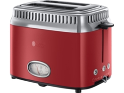 Torradeira RUSSELL HOBBS Retro 21680-56 (Vermelho - 1300 W)